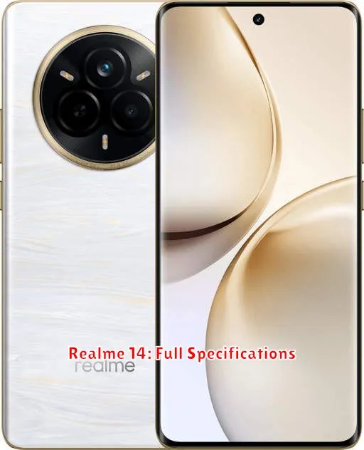 Realme 14: Full Specifications