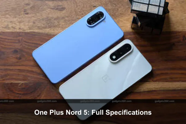 One Plus Nord 5: Full Specifications
